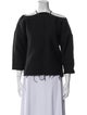 Rachel Comey Mock Neck Three-Quarter Sleeve Sweatshirt
