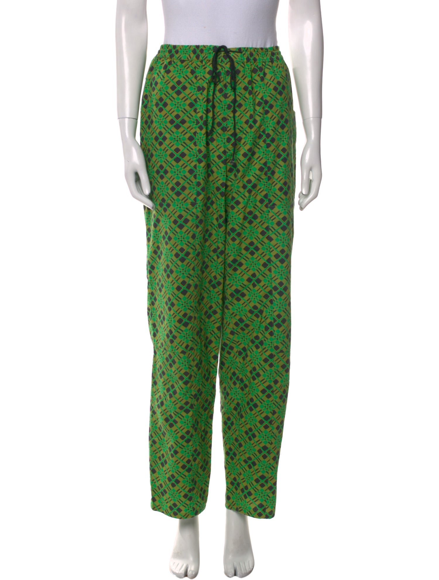 Rachel Comey Plaid Print Straight Leg Pants