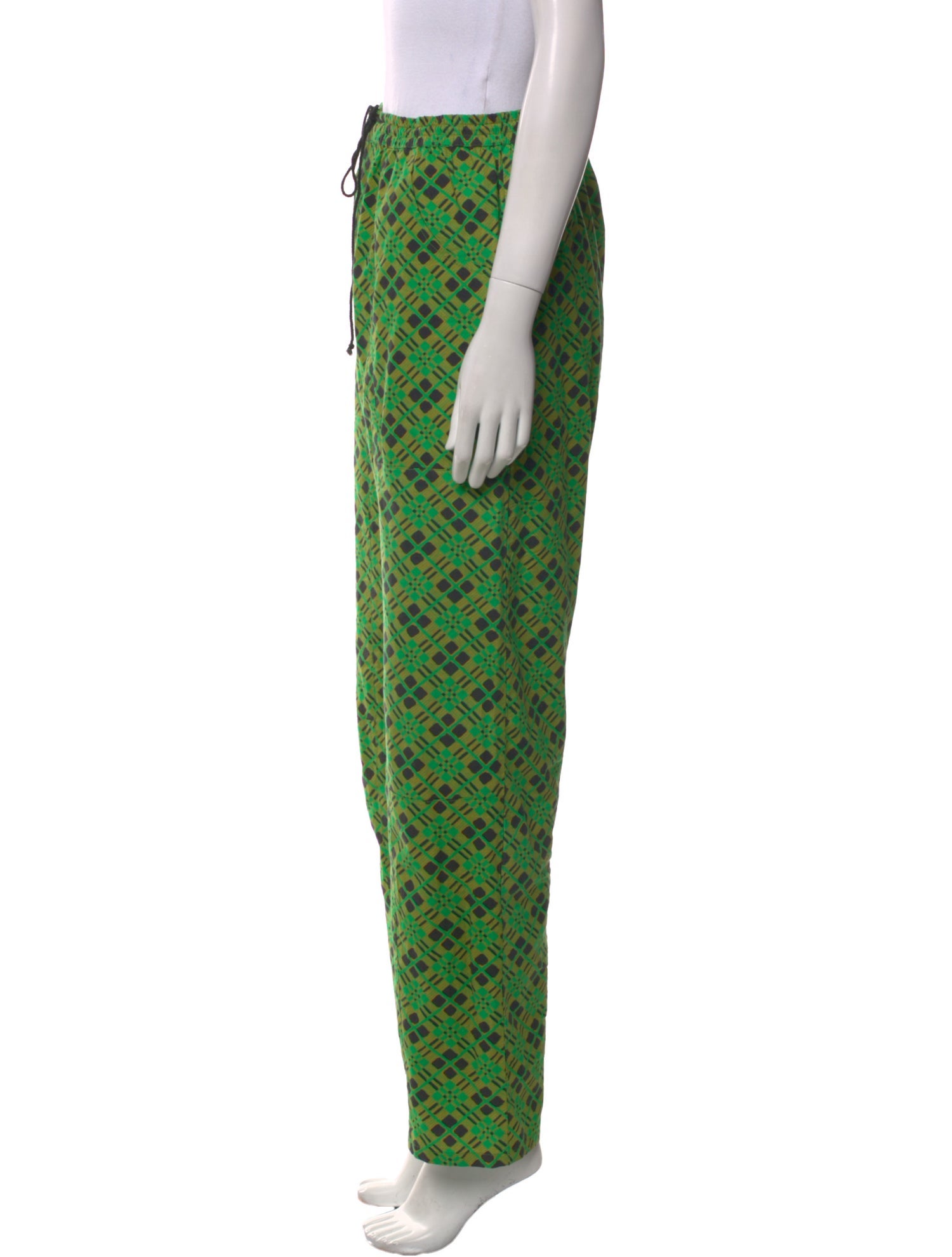 Rachel Comey Plaid Print Straight Leg Pants