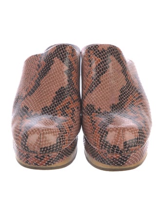 Rachel Comey Leather Animal Print Mules