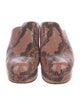 Rachel Comey Leather Animal Print Mules