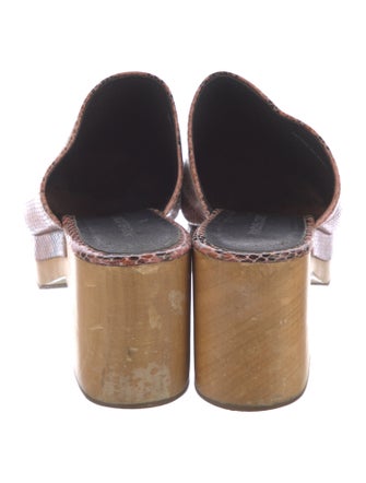 Rachel Comey Leather Animal Print Mules