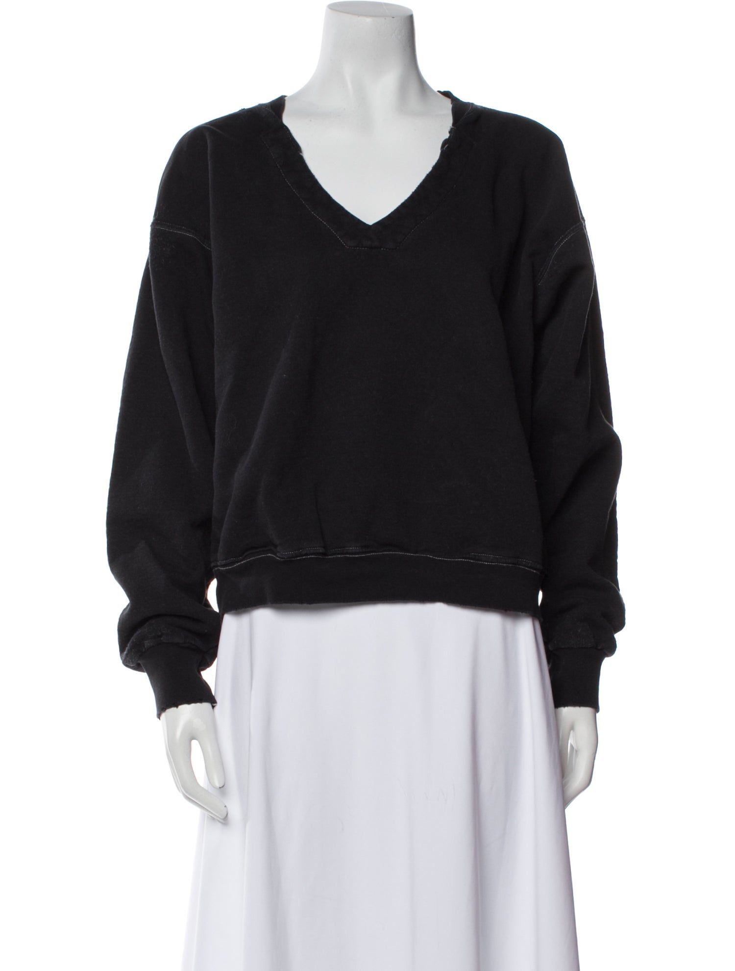 Rachel Comey V-Neck Long Sleeve Sweatshirt