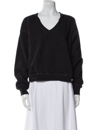Rachel Comey V-Neck Long Sleeve Sweatshirt