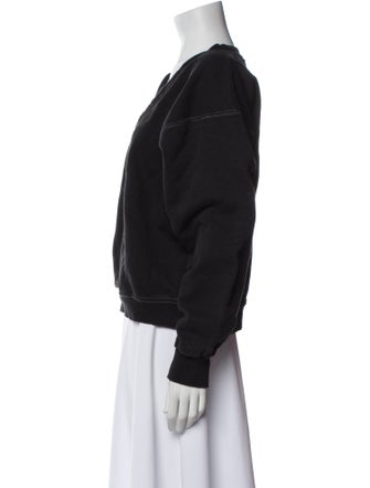 Rachel Comey V-Neck Long Sleeve Sweatshirt