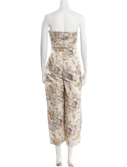 Rachel Comey Printed Strapless Jumpsuit