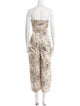Rachel Comey Printed Strapless Jumpsuit