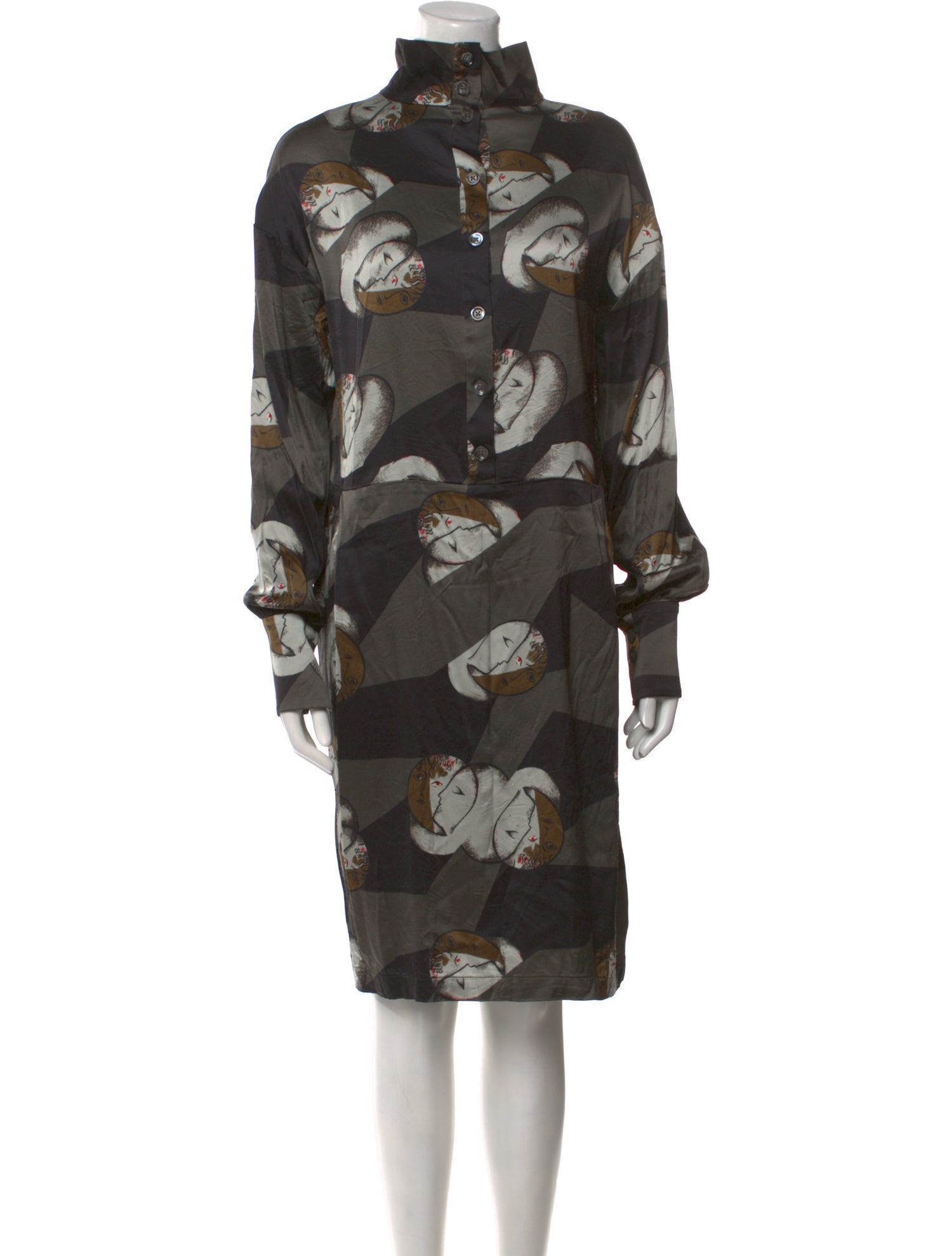 Rachel Comey Floral Print Knee-Length Dress