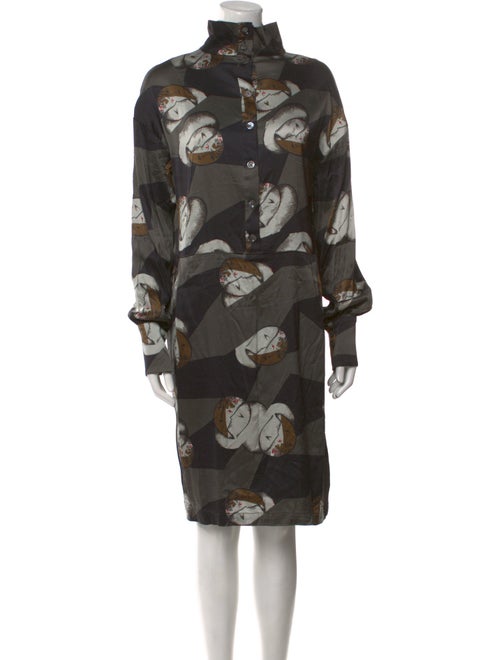 Rachel Comey Floral Print Knee-Length Dress