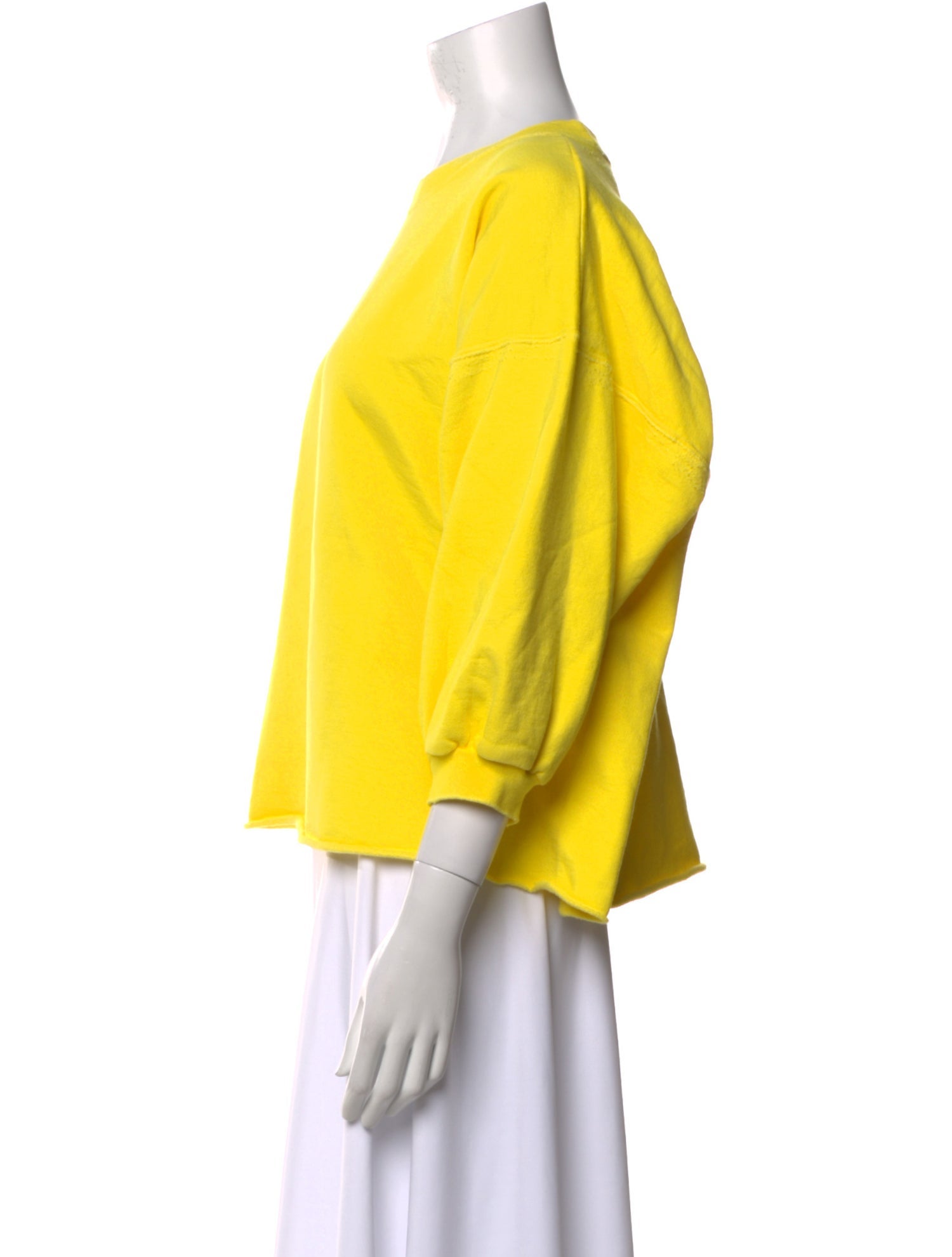 Rachel Comey Crew Neck Three-Quarter Sleeve Sweatshirt