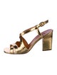 Rachel Comey Snakeskin Animal Print Slingback Sandals