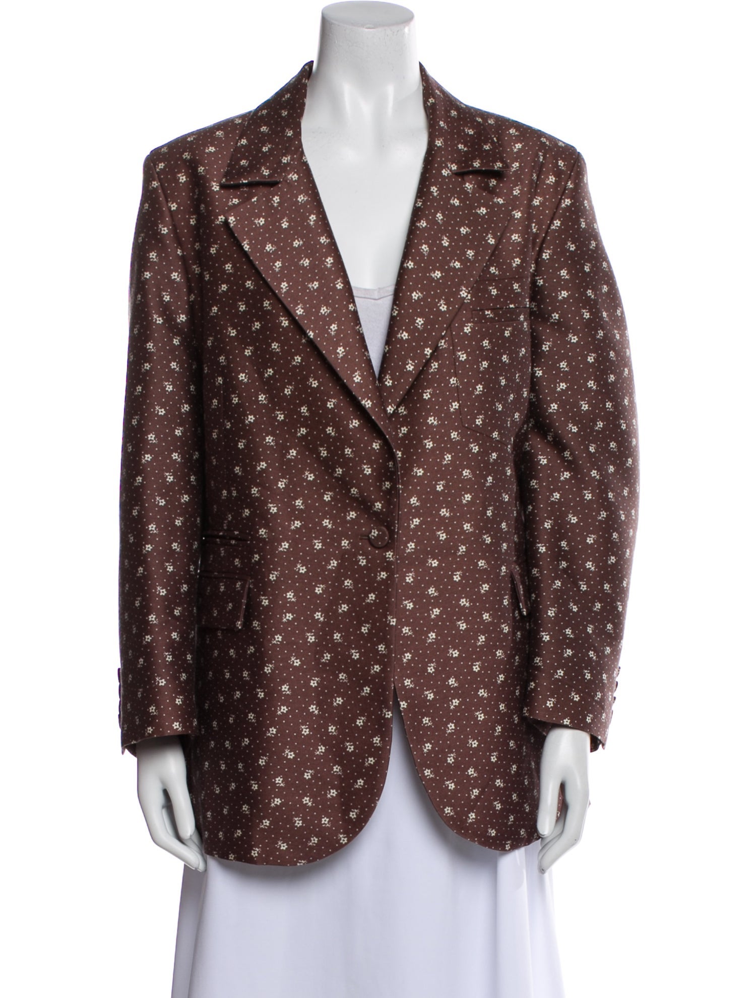 Rachel Comey Wool Printed Blazer