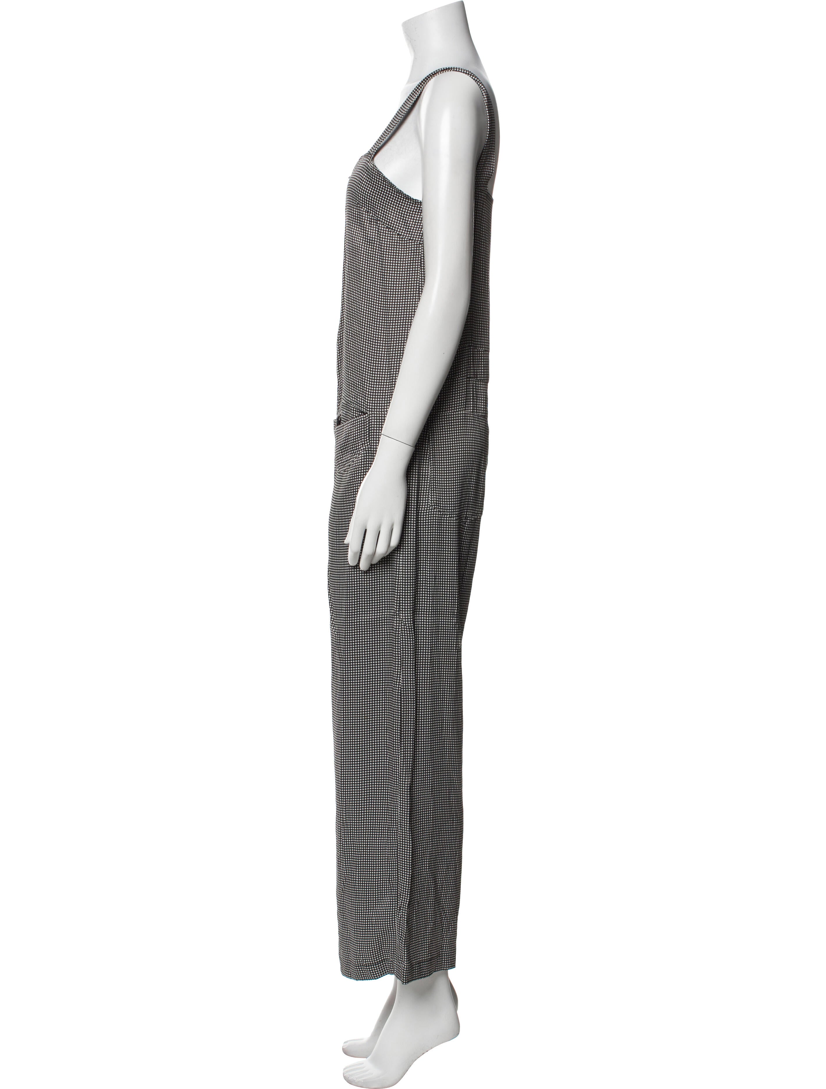 Rachel Comey Printed V-Neck Jumpsuit
