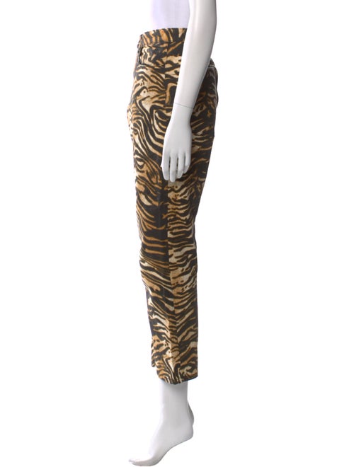 Rachel Comey Animal Print Straight Leg Pants