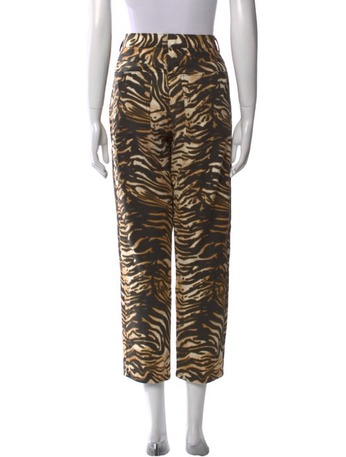 Rachel Comey Animal Print Straight Leg Pants