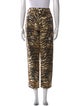 Rachel Comey Animal Print Straight Leg Pants