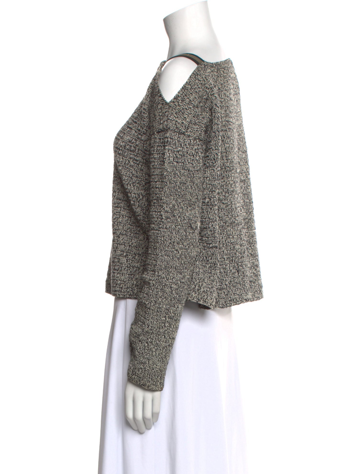 Rachel Comey Printed Bateau Neckline Sweatshirt