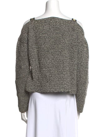 Rachel Comey Printed Bateau Neckline Sweatshirt