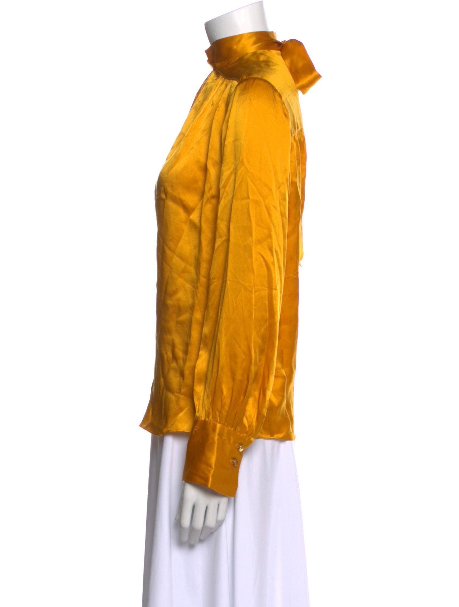 Rachel Comey Silk Mock Neck Blouse