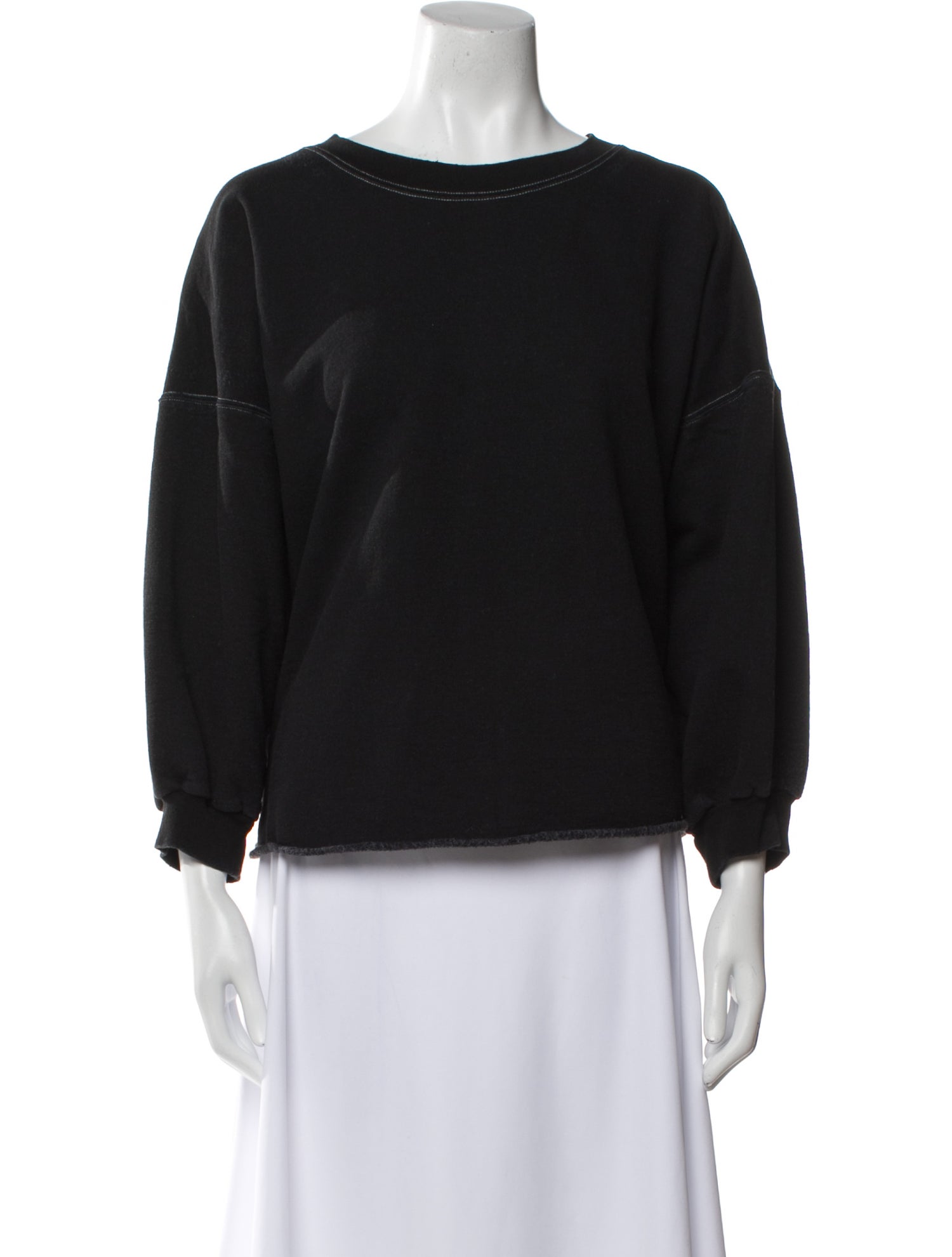 Rachel Comey Bateau Neckline Three-Quarter Sleeve Sweatshirt