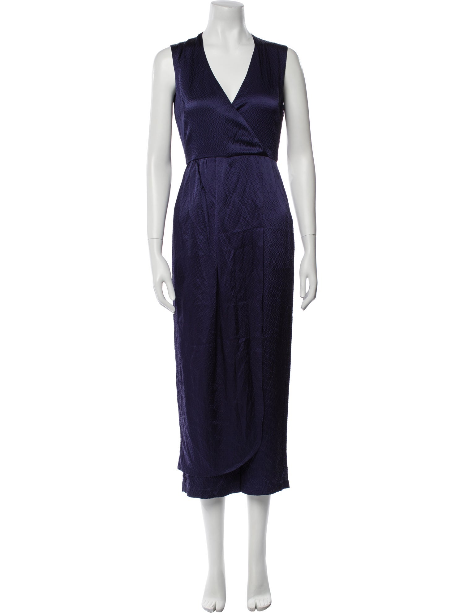 Rachel Comey Silk V-Neck Jumpsuit