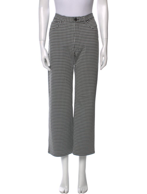 Rachel Comey Plaid Print Wide Leg Pants