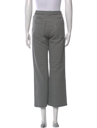Rachel Comey Plaid Print Wide Leg Pants
