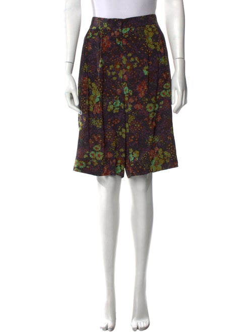 Rachel Comey Floral Print Knee-Length Shorts