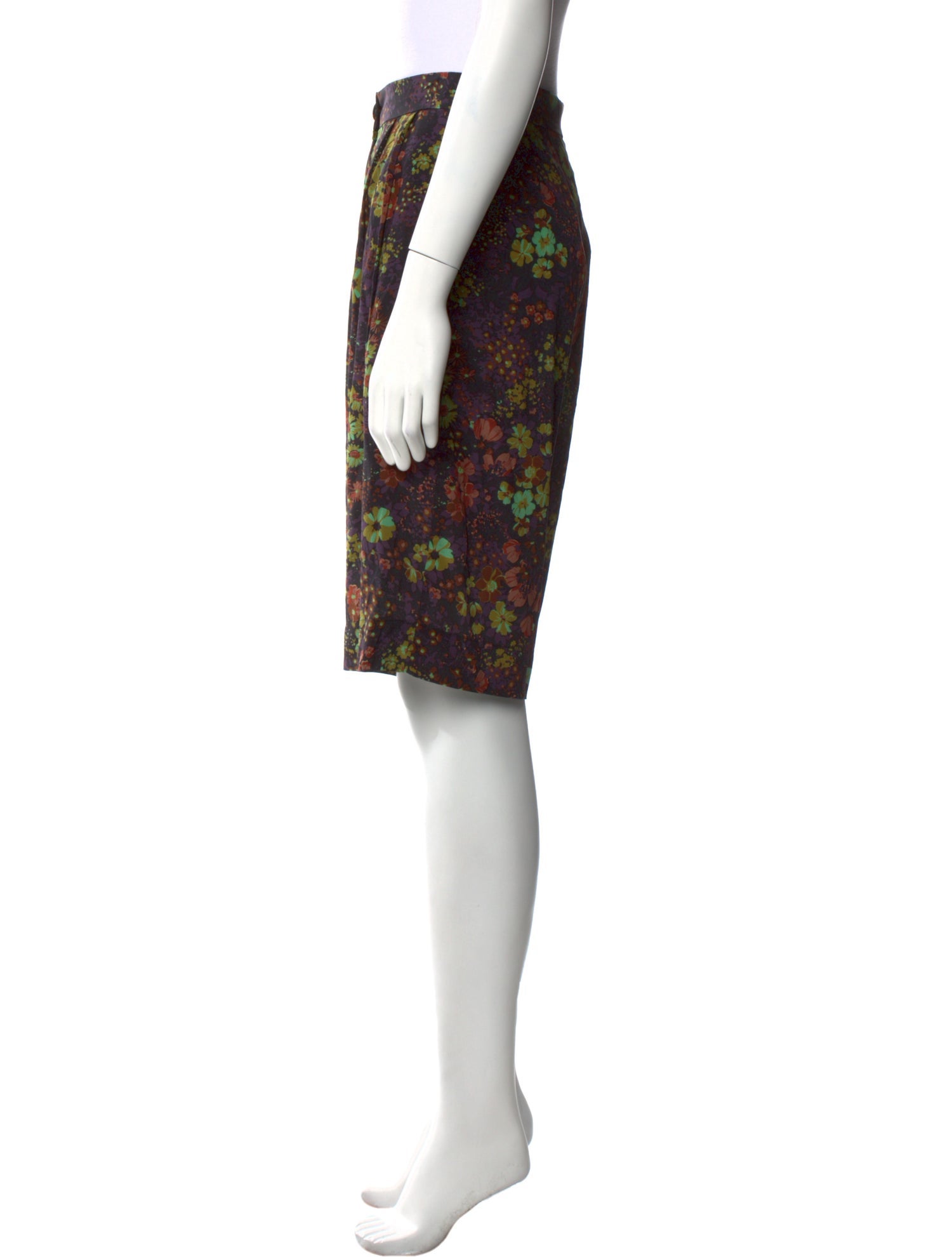 Rachel Comey Floral Print Knee-Length Shorts