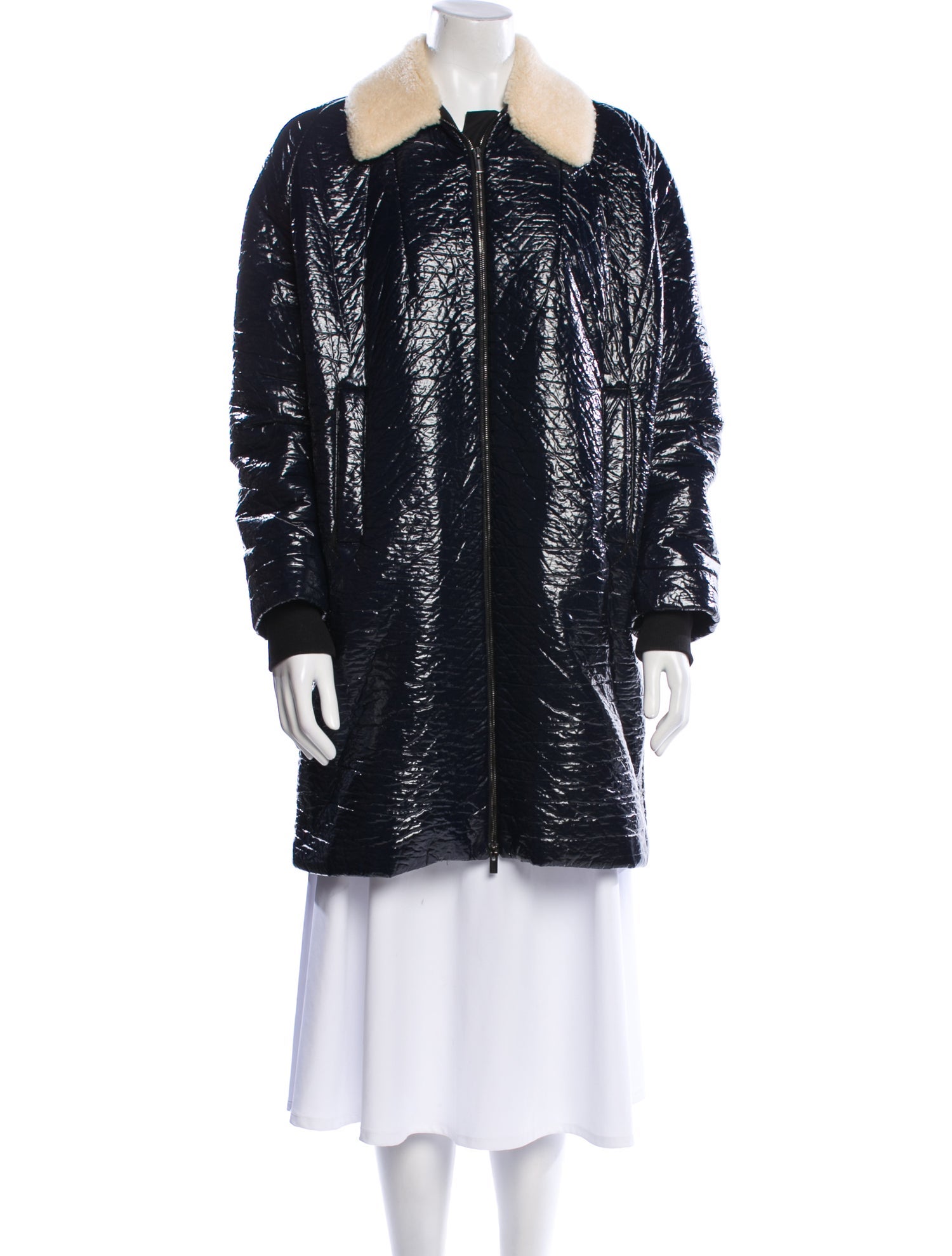 Rachel Comey Vinyl Fur Coat