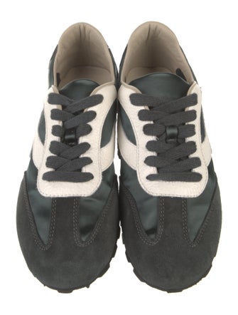 Rachel Comey Suede Colorblock Pattern Sneakers