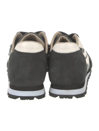 Rachel Comey Suede Colorblock Pattern Sneakers