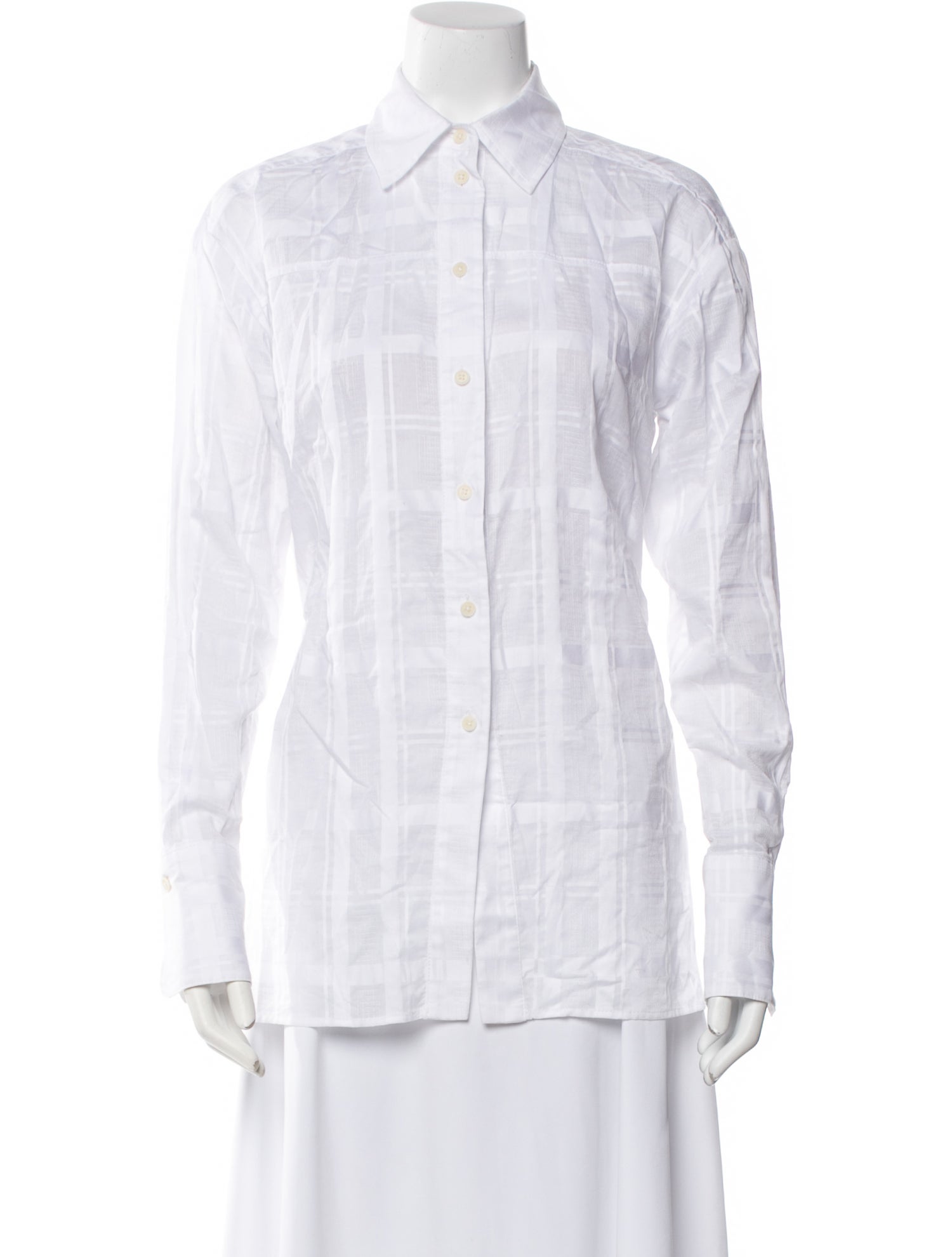 Rachel Comey Long Sleeve Button-Up Top