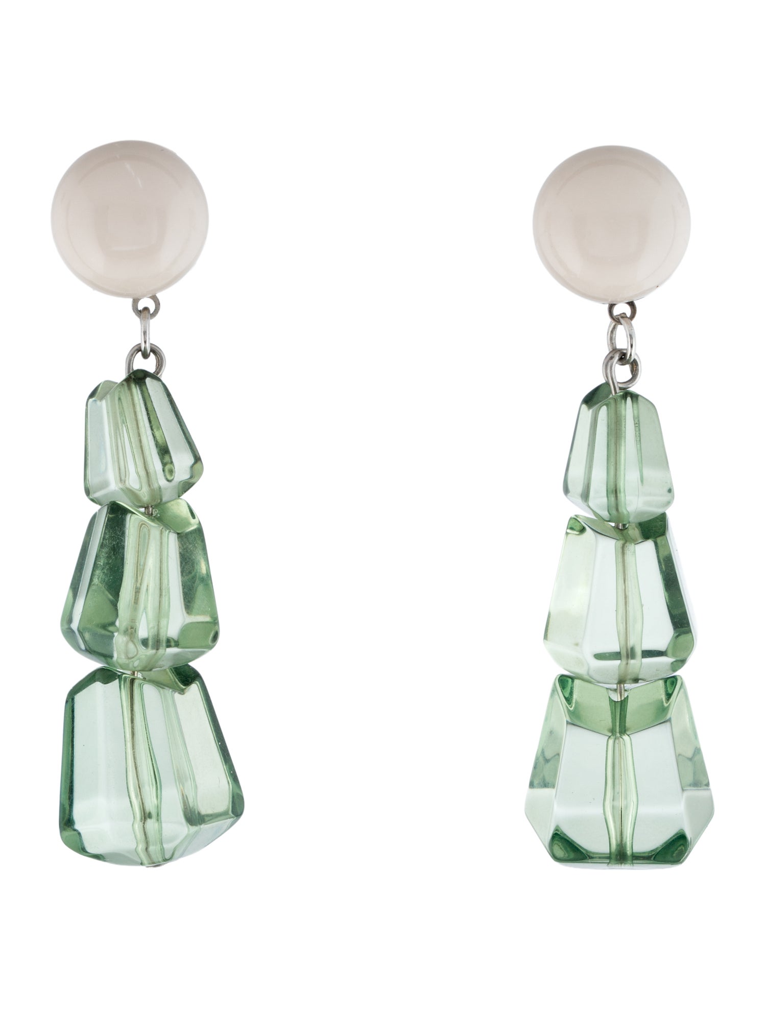 Rachel Comey Resin Tier Drop Earclip Earrings