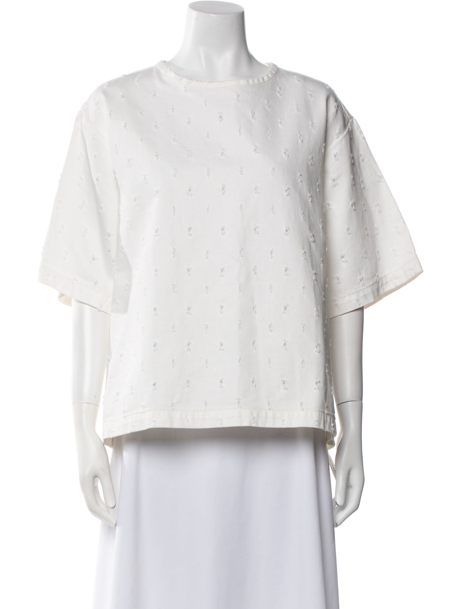 Rachel Comey Bateau Neckline Short Sleeve Sweatshirt