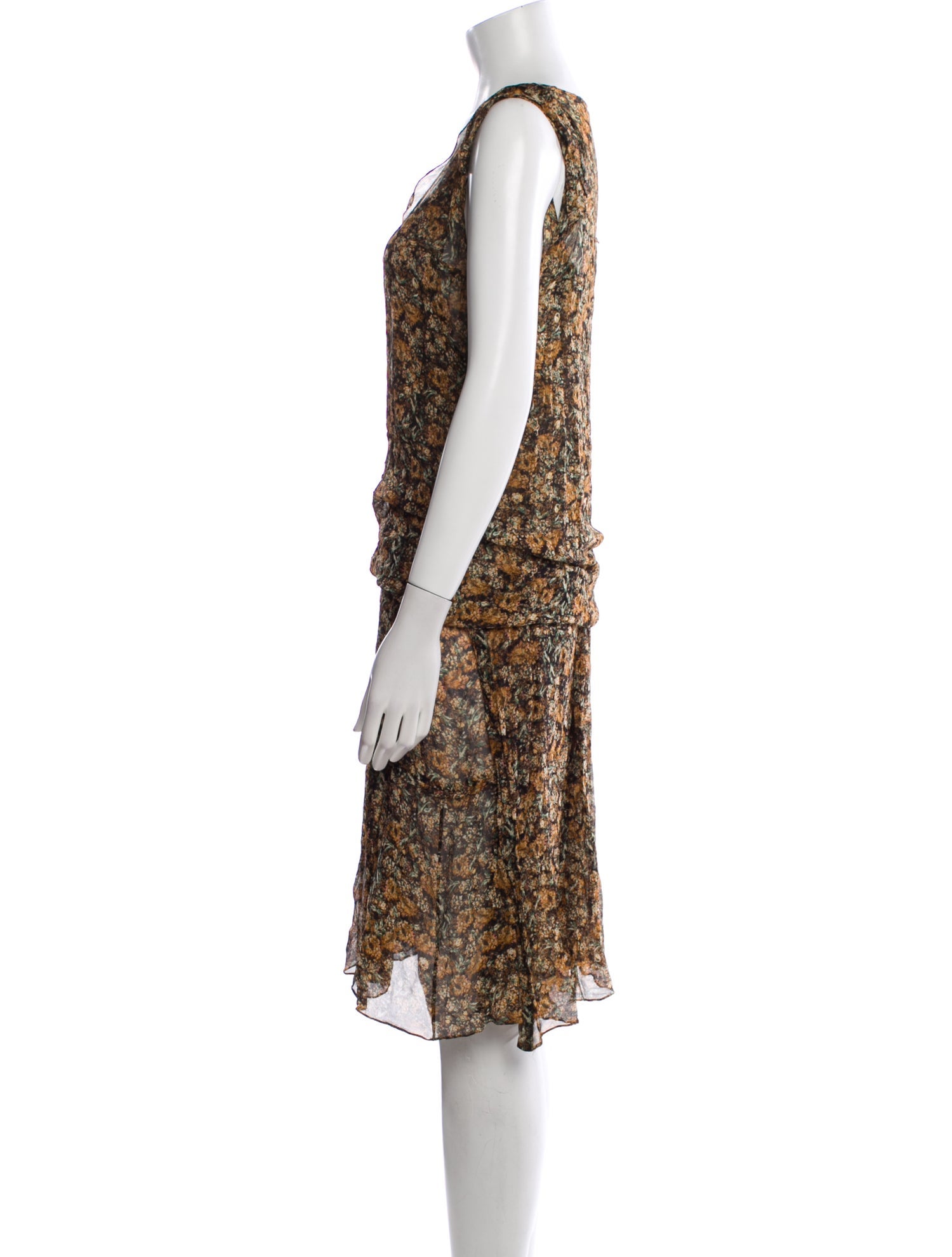 Rachel Comey Silk Knee-Length Dress