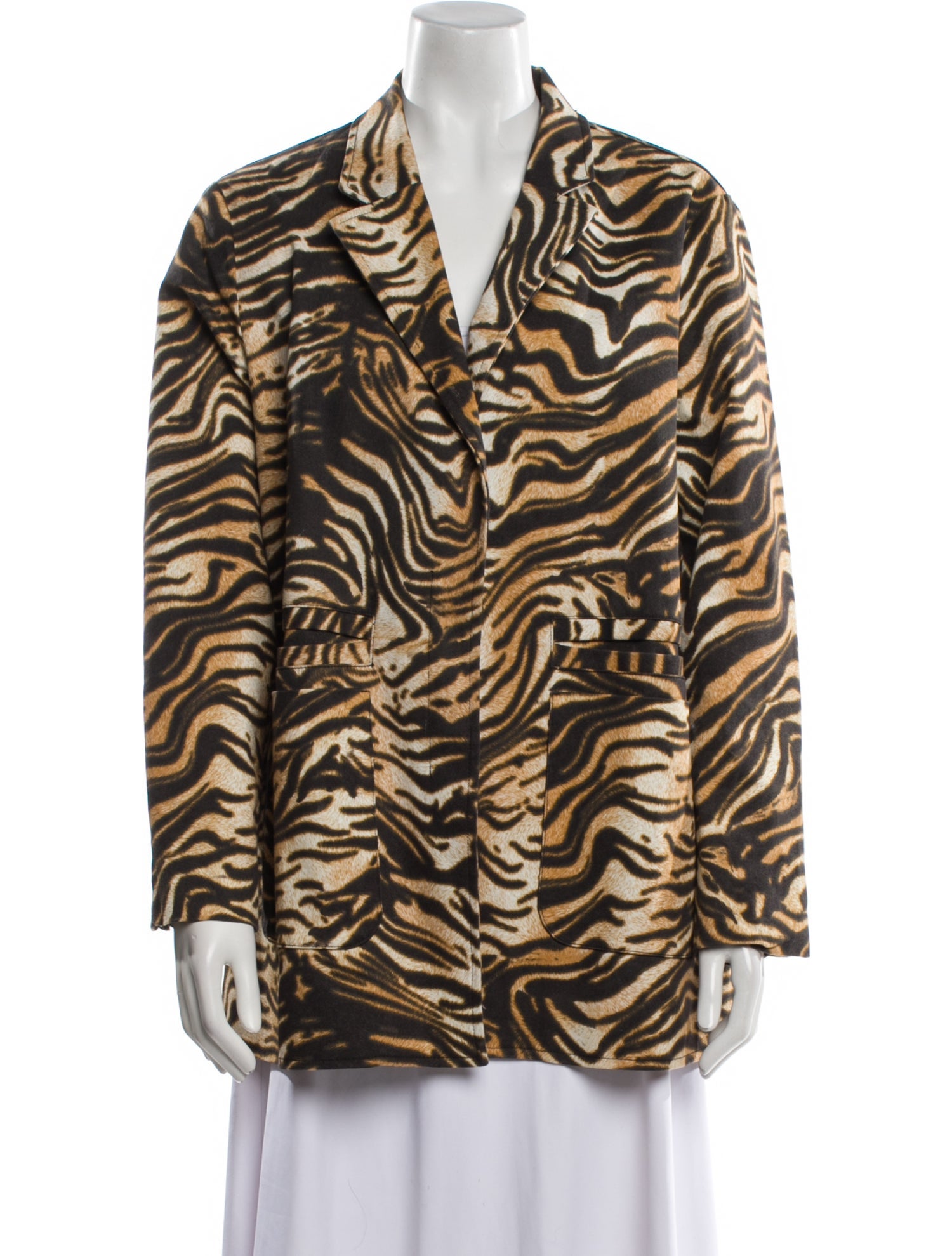Rachel Comey Animal Print Faux Fur Jacket