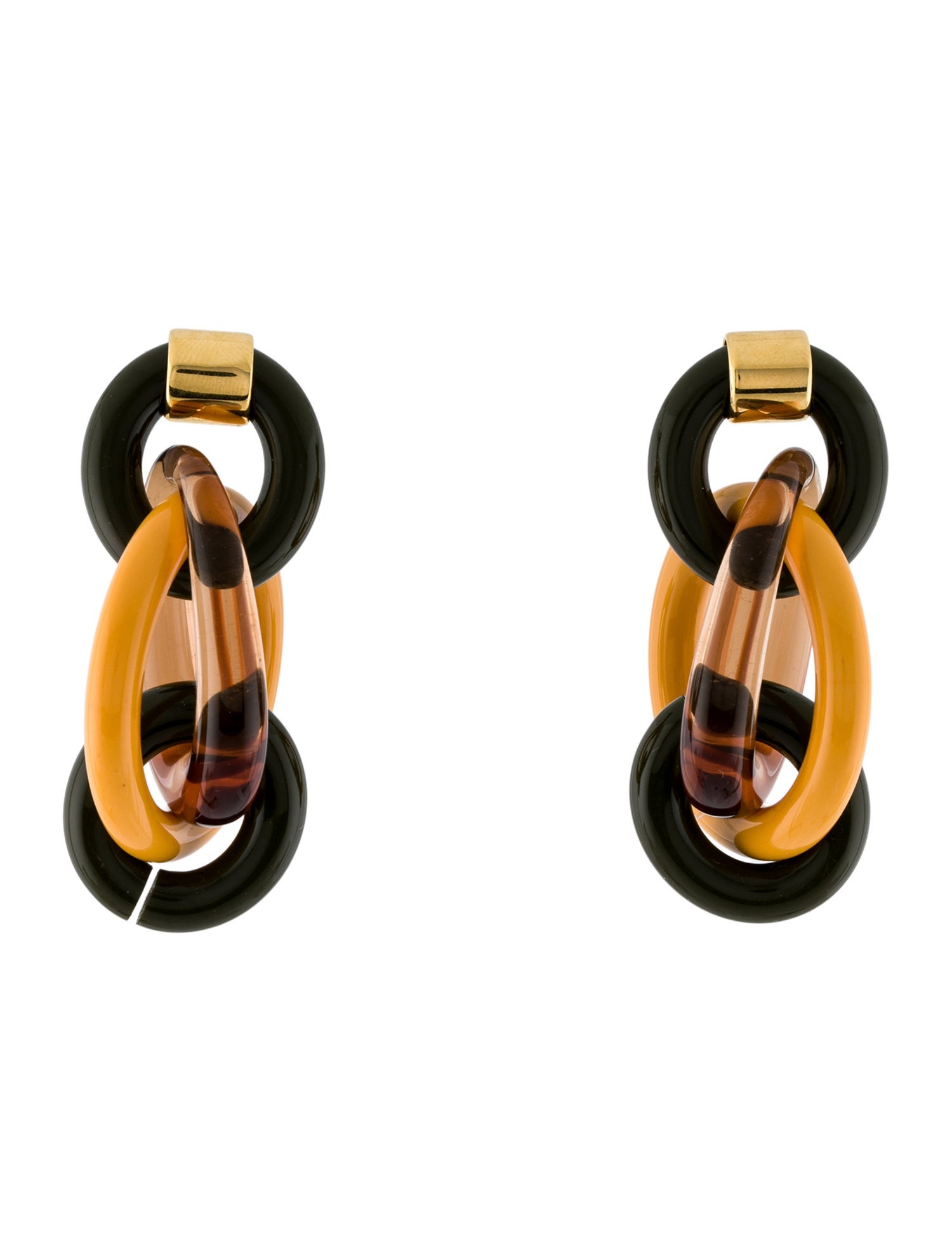 Rachel Comey Acrylic Olly Hoop Earrings