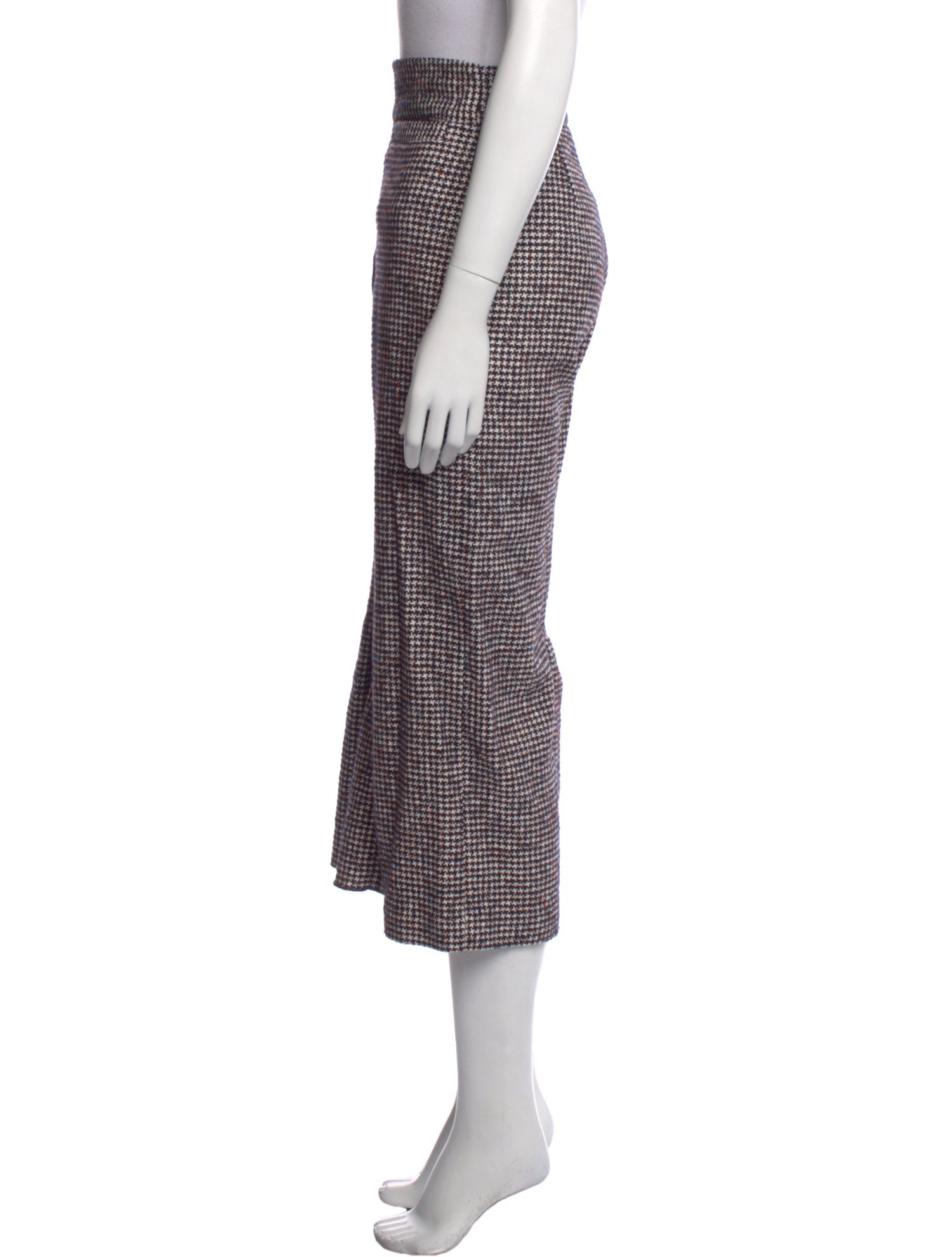 Rachel Comey Plaid Print Wide Leg Pants