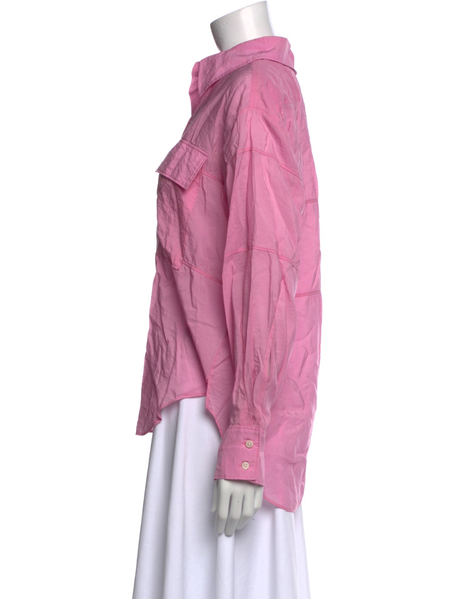 Rachel Comey Long Sleeve Button-Up Top