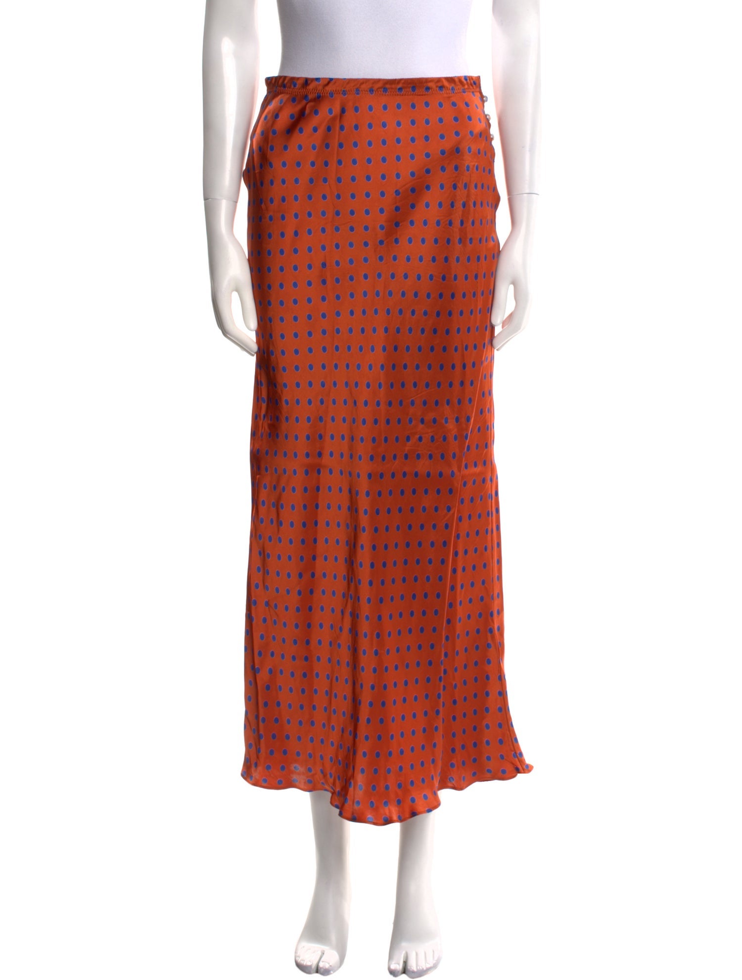 Rachel Comey Polka Dot Print Midi Length Skirt