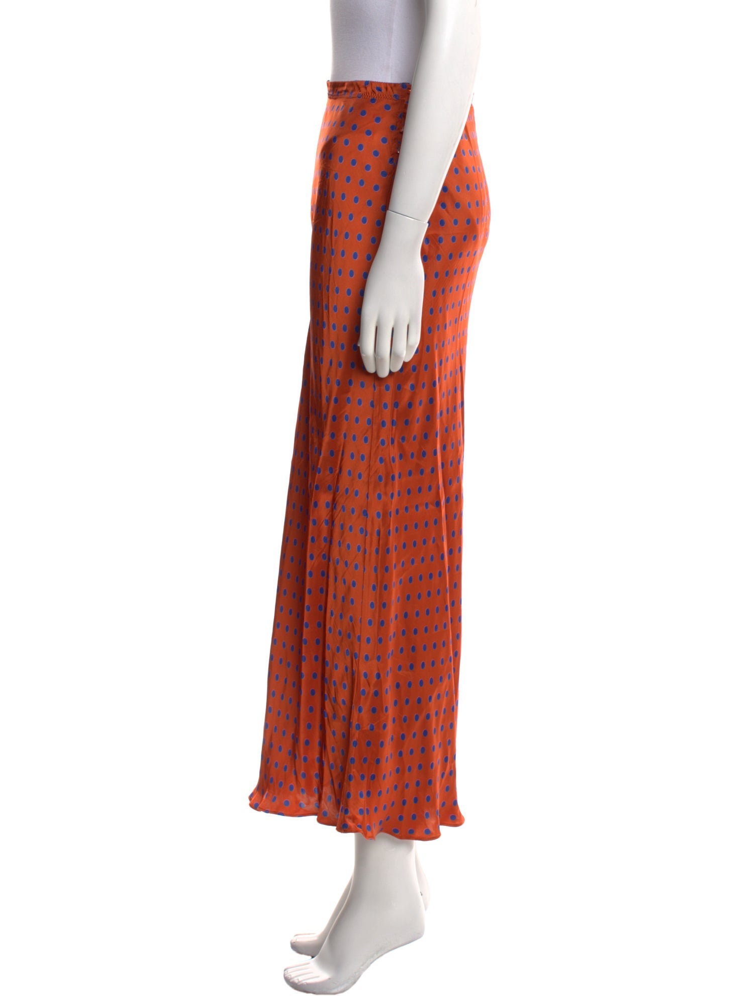 Rachel Comey Polka Dot Print Midi Length Skirt