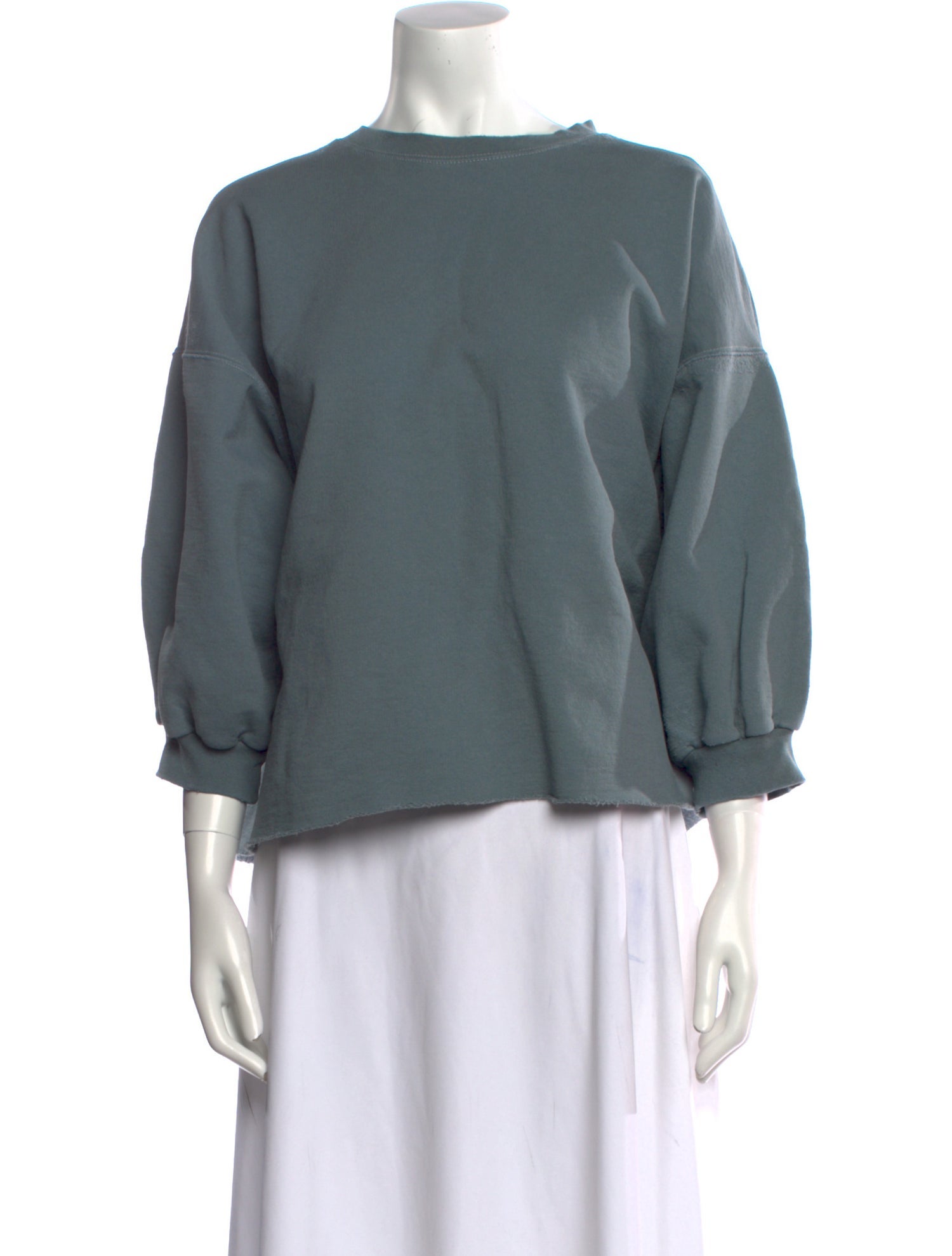 Rachel Comey Bateau Neckline Three-Quarter Sleeve Sweatshirt