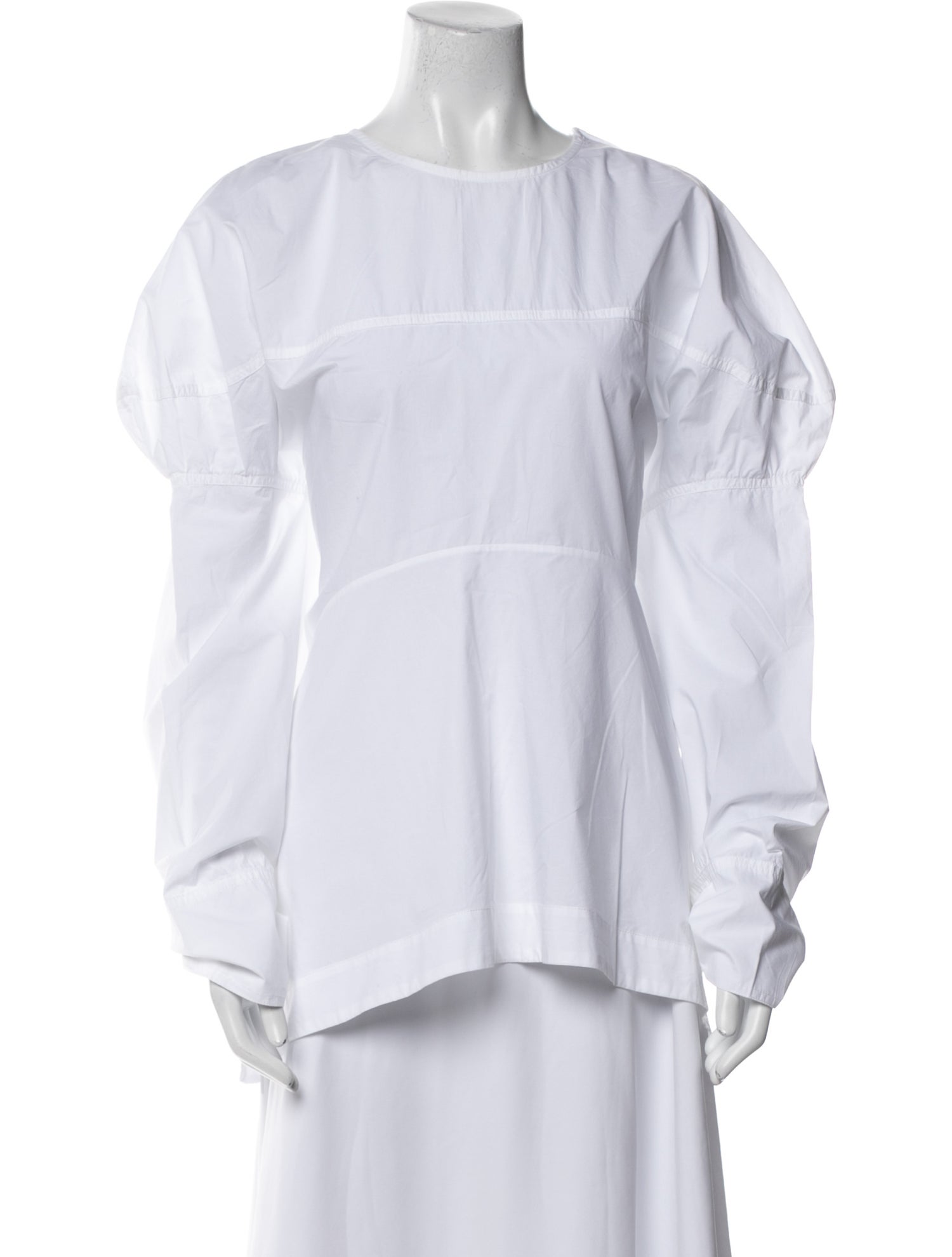 Rachel Comey Crew Neck Long Sleeve Blouse