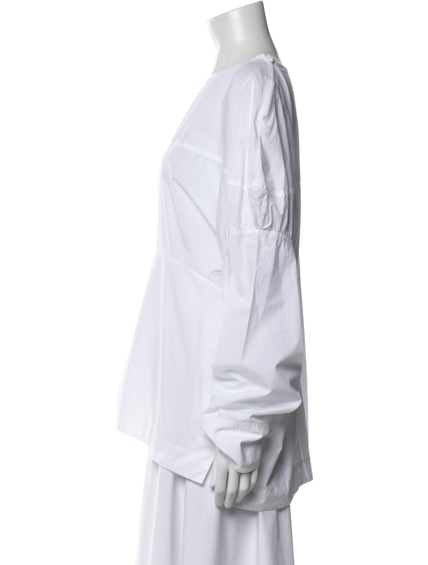 Rachel Comey Crew Neck Long Sleeve Blouse