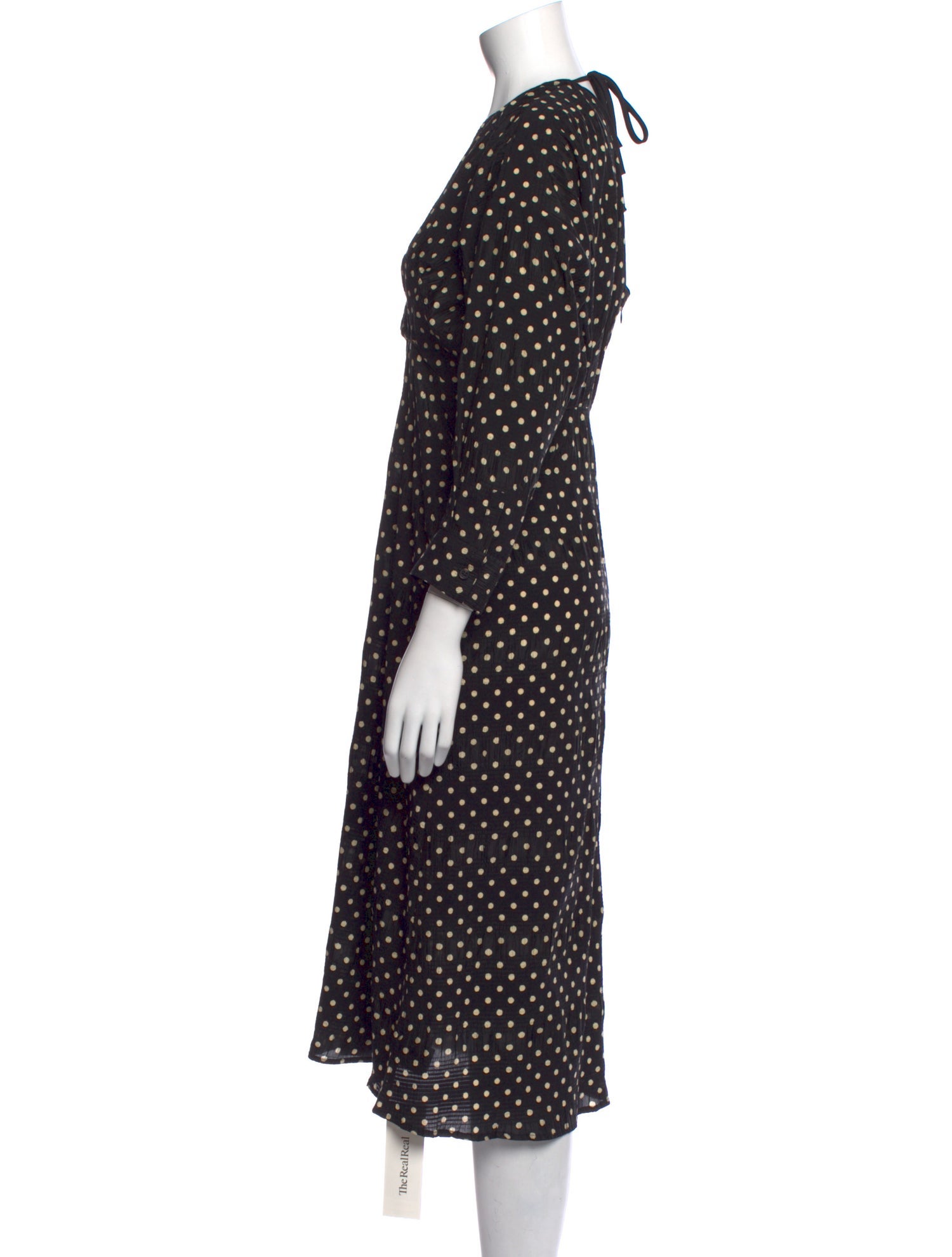 Rachel Comey Polka Dot Print Midi Length Dress