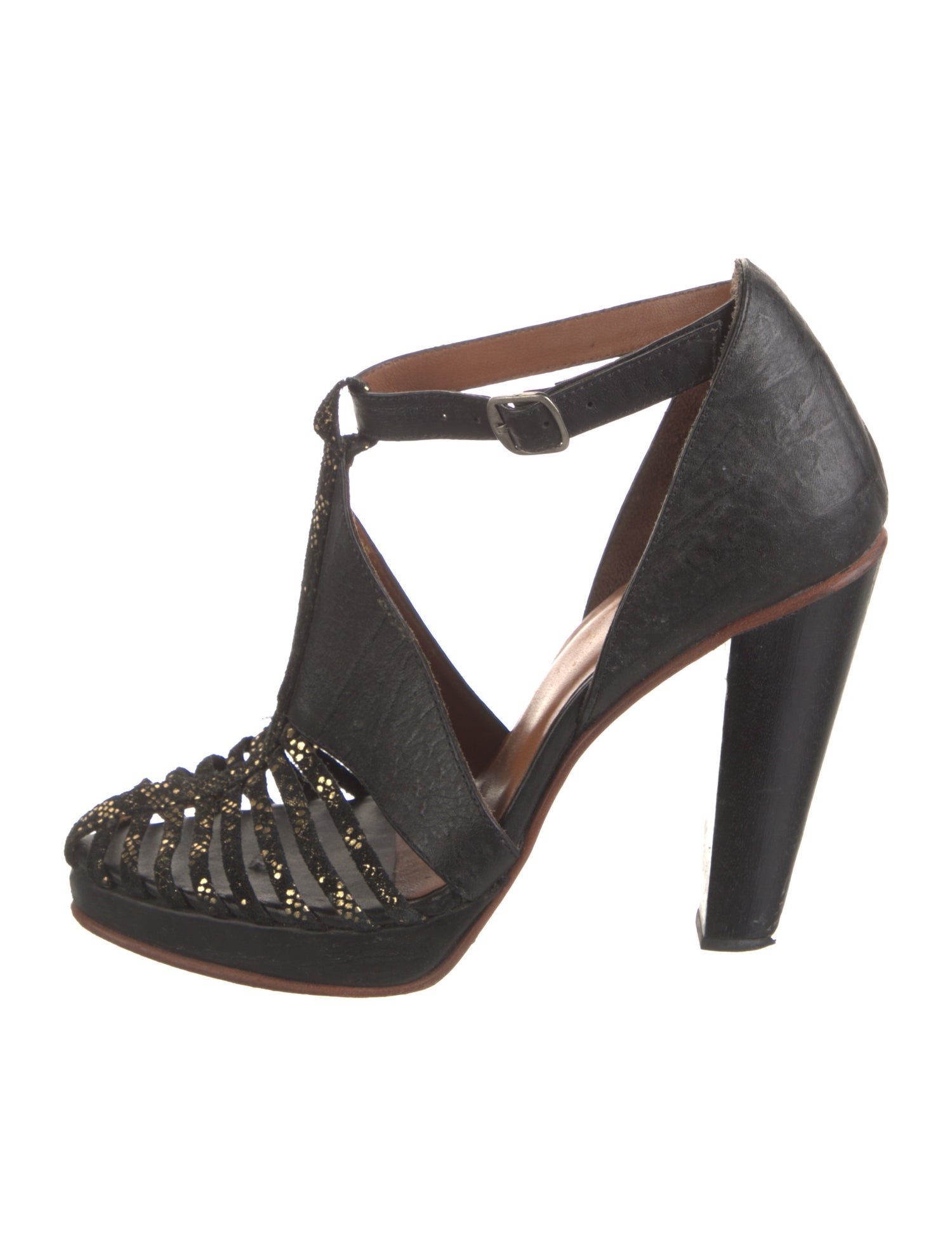 Rachel Comey Leather T-Strap Pumps