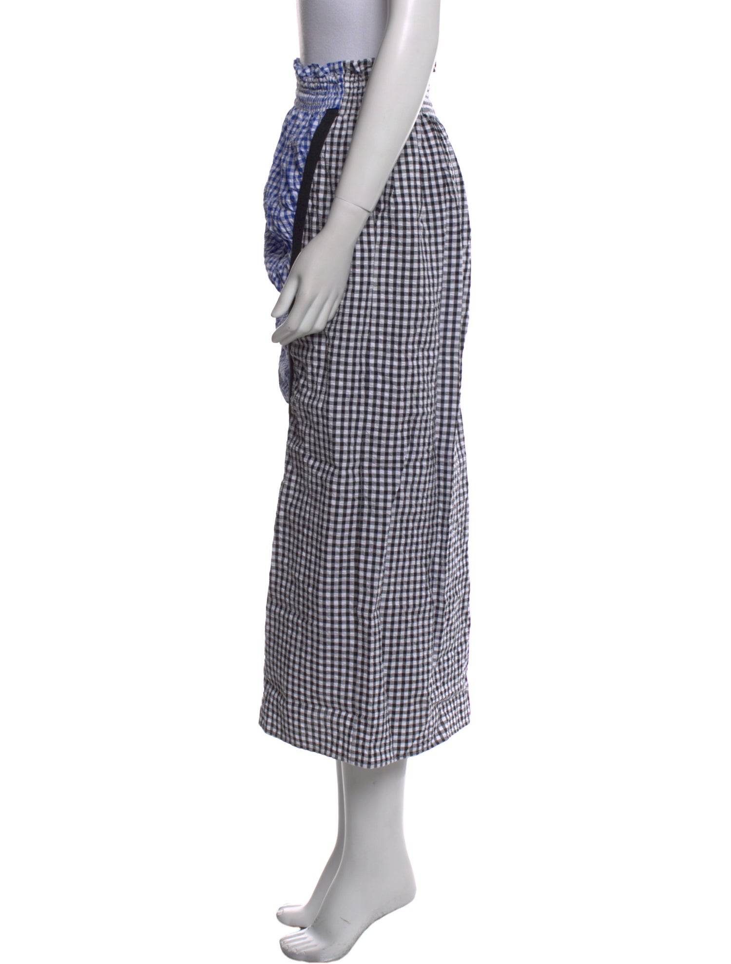 Rachel Comey Plaid Print Midi Length Skirt