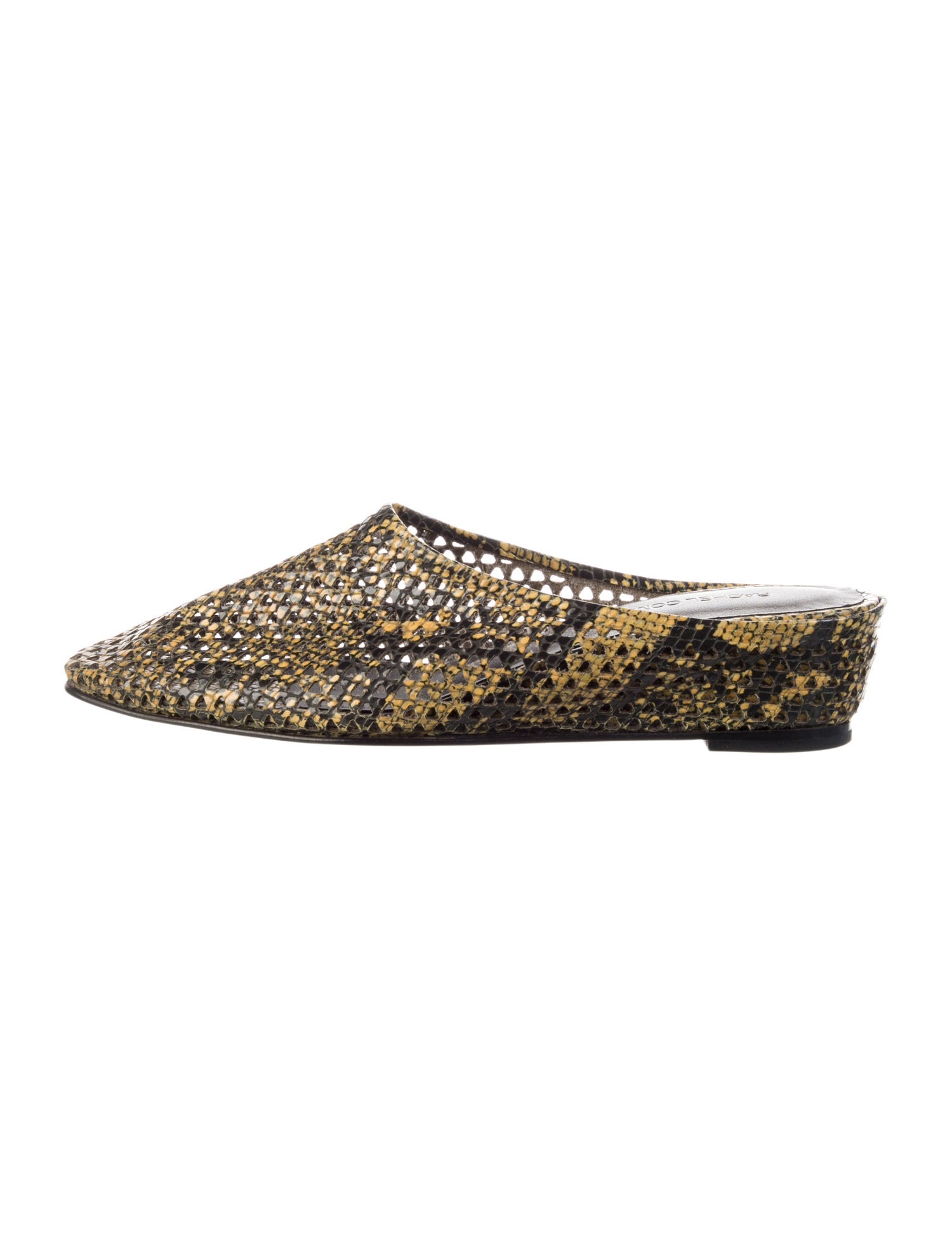 Rachel Comey Leather Animal Print Mules