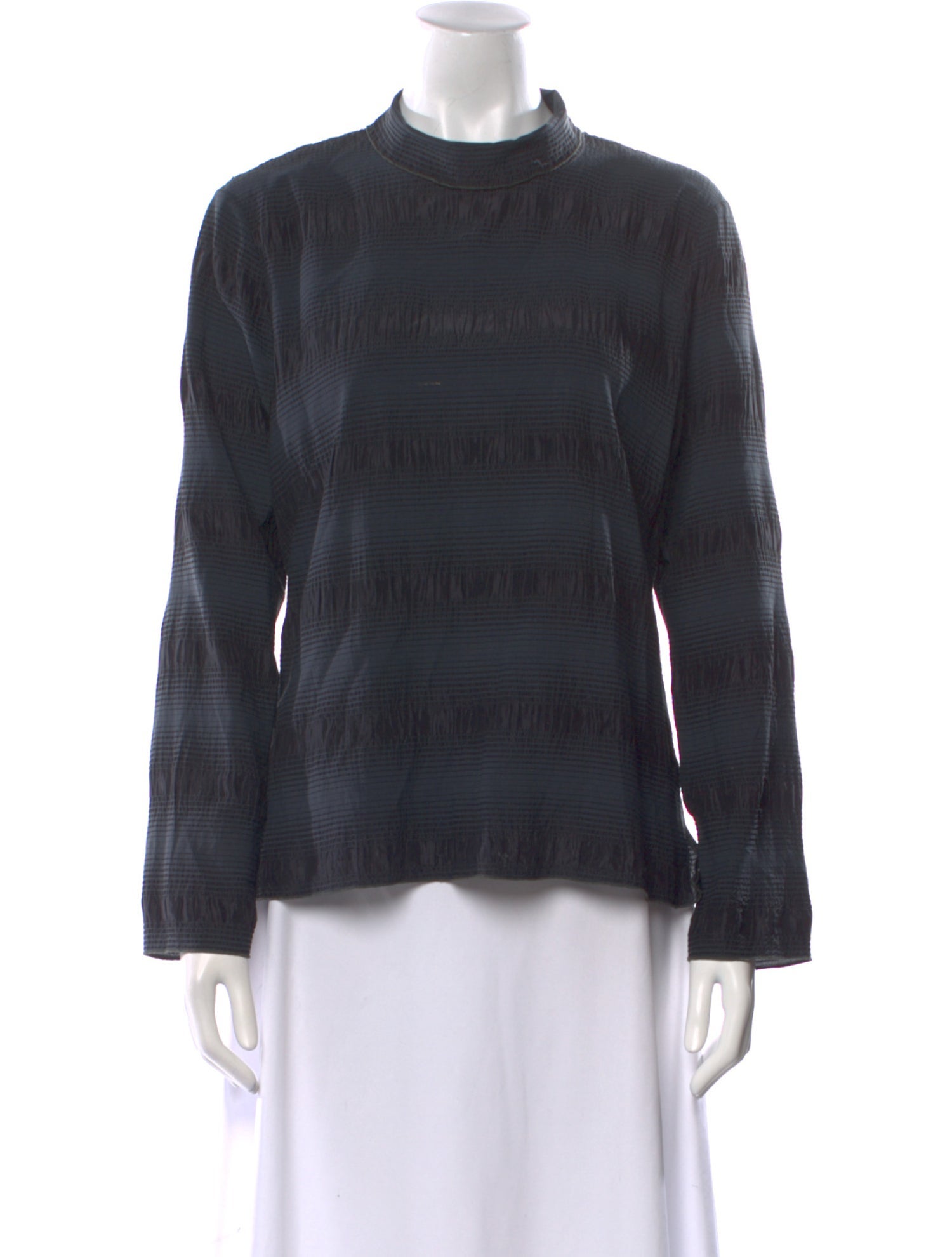 Rachel Comey Plaid Print Mock Neck Sweatshirt